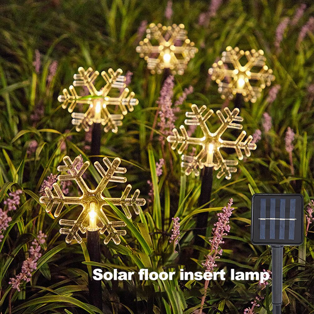 Solar Christmas Star Lights Outdoor Energy Saving Waterproof Solar Powered view 4