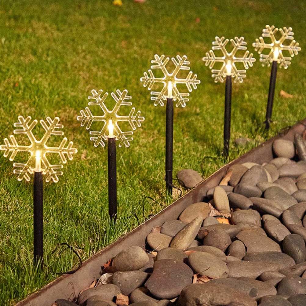 Solar Christmas Star Lights Outdoor Energy Saving Waterproof Solar Powered view 7