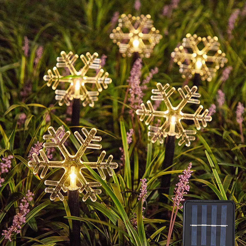 Solar Christmas Star Lights Outdoor Energy Saving Waterproof Solar Powered view 9