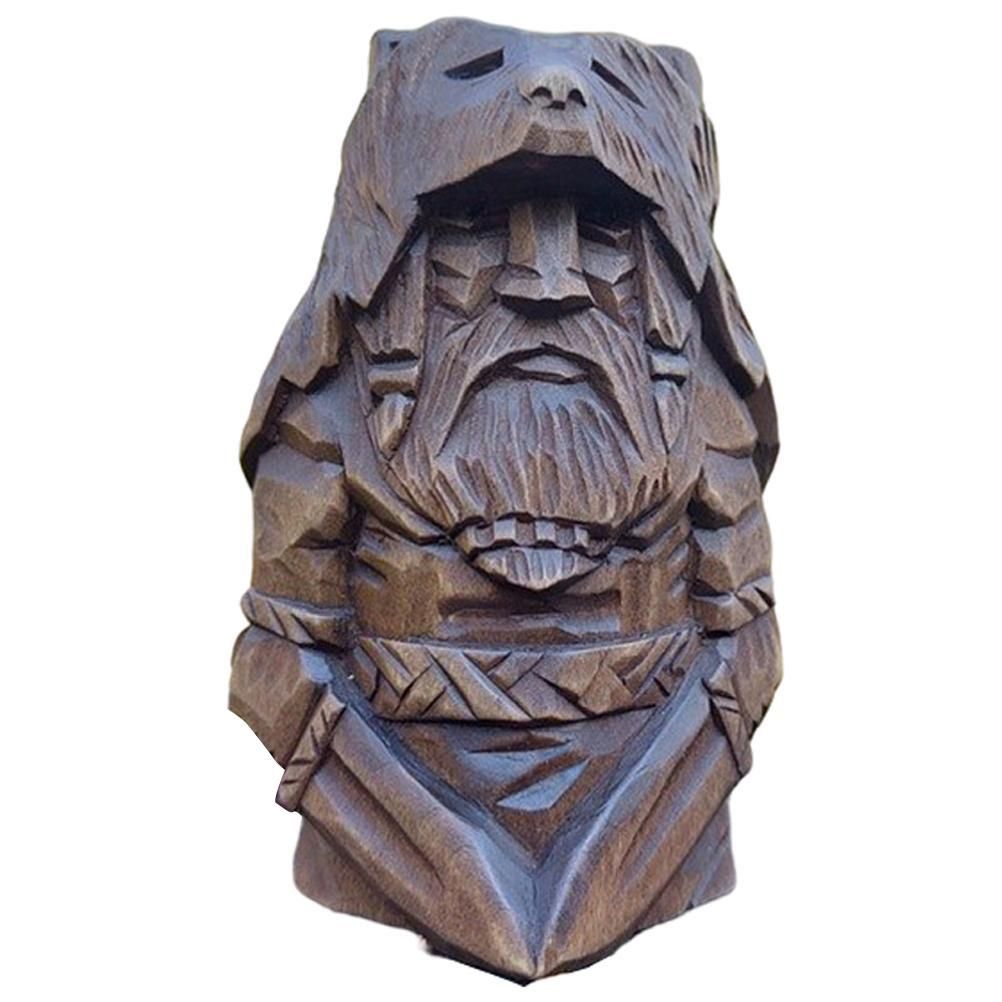Odin Thor Resin Viking Statue Art Craft Ornaments for Home Outdoor Garden — image 1