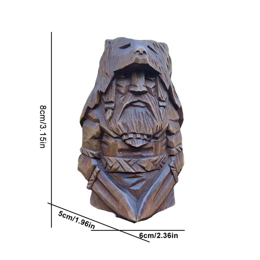 Odin Thor Resin Viking Statue Art Craft Ornaments for Home Outdoor Garden view 2