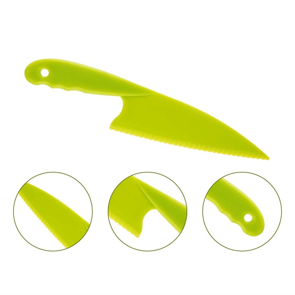 8Pcs / Set Kid Plastic Kitchen Cutter Set Children Safe Cooking Chef Nylon view 3