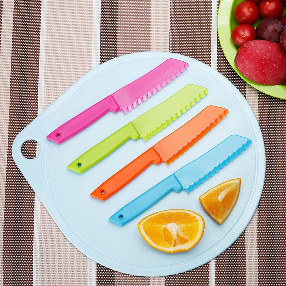 8Pcs / Set Kid Plastic Kitchen Cutter Set Children Safe Cooking Chef Nylon view 6