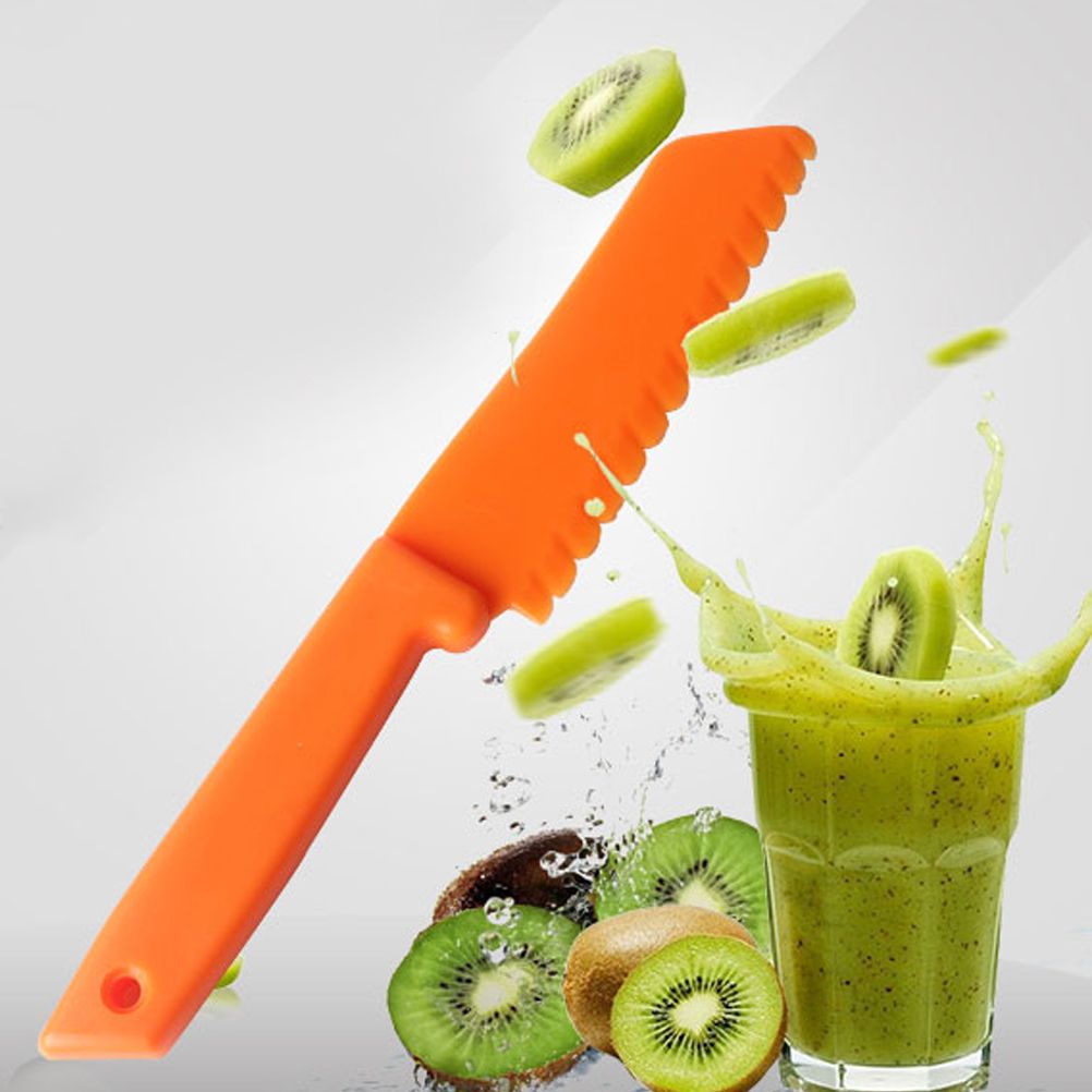 8Pcs / Set Kid Plastic Kitchen Cutter Set Children Safe Cooking Chef Nylon view 7