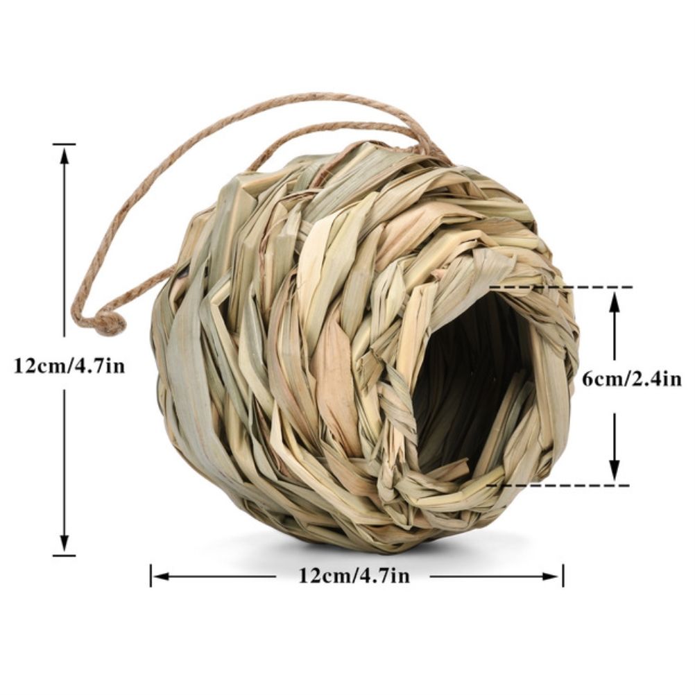 Hummingbird Houses for Outside Hanging Natural Hand Woven Bird Nesting Finch view 2