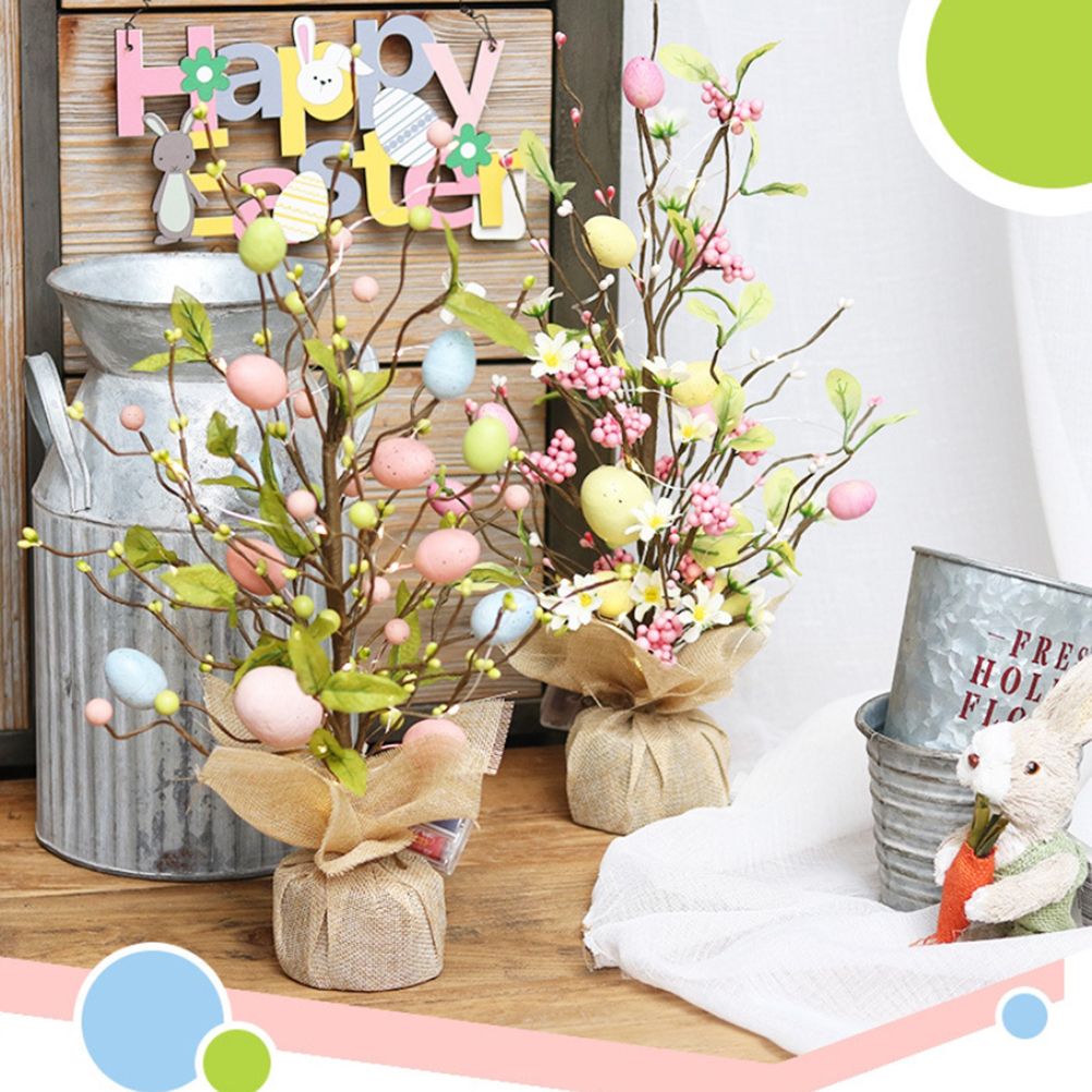 45cm LED Lights Easter Egg Decoration Tree Easter Decorations Eggs Tree Home view 6