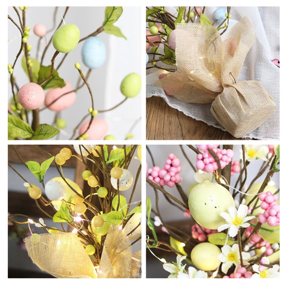 45cm LED Lights Easter Egg Decoration Tree Easter Decorations Eggs Tree Home view 10