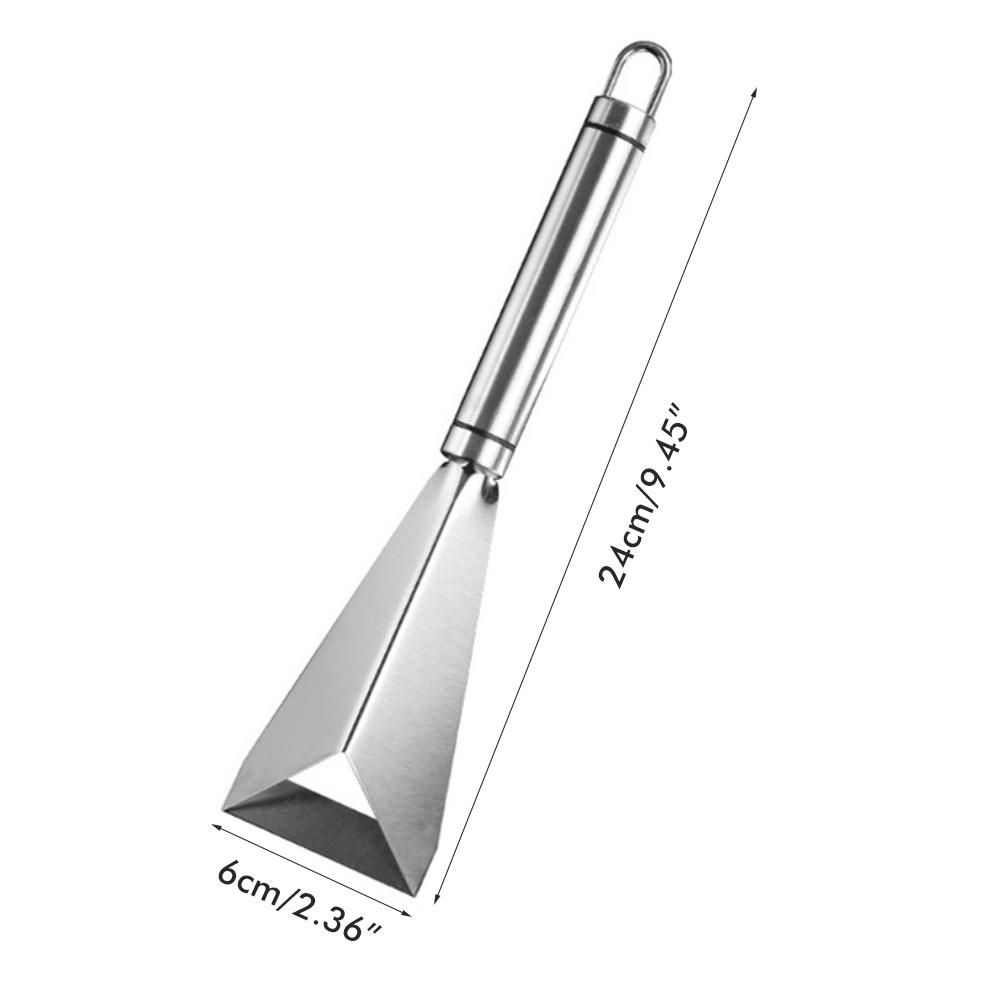 Stainless Steel Fruit Carving Cutter DIY Platter Decoration Triangular Shape view 2