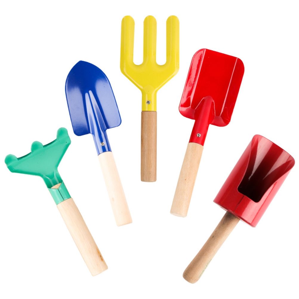5 Pcs Kid Mini Gardening Tool Set Outdoor Plants DIY Tools Garden Planting