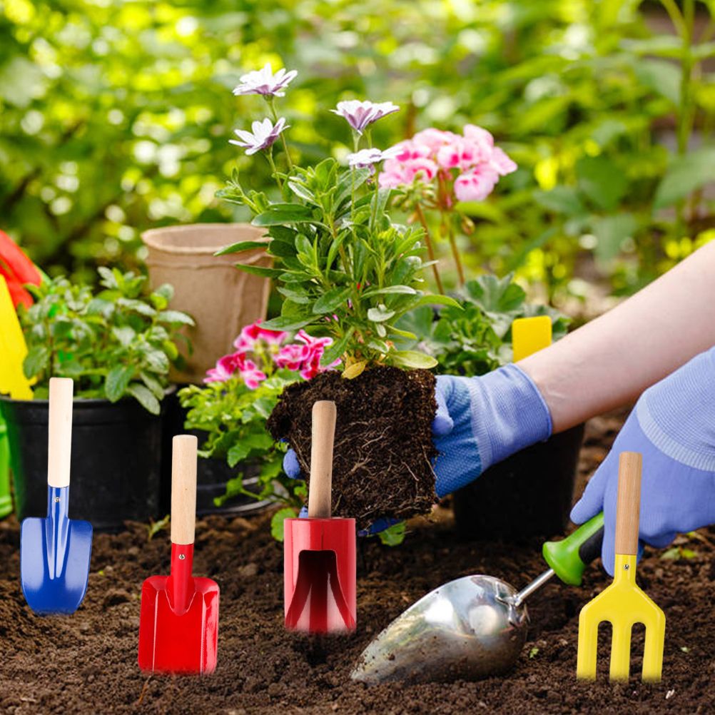 5 Pcs Kid Mini Gardening Tool Set Outdoor Plants DIY Tools Garden Planting view 5