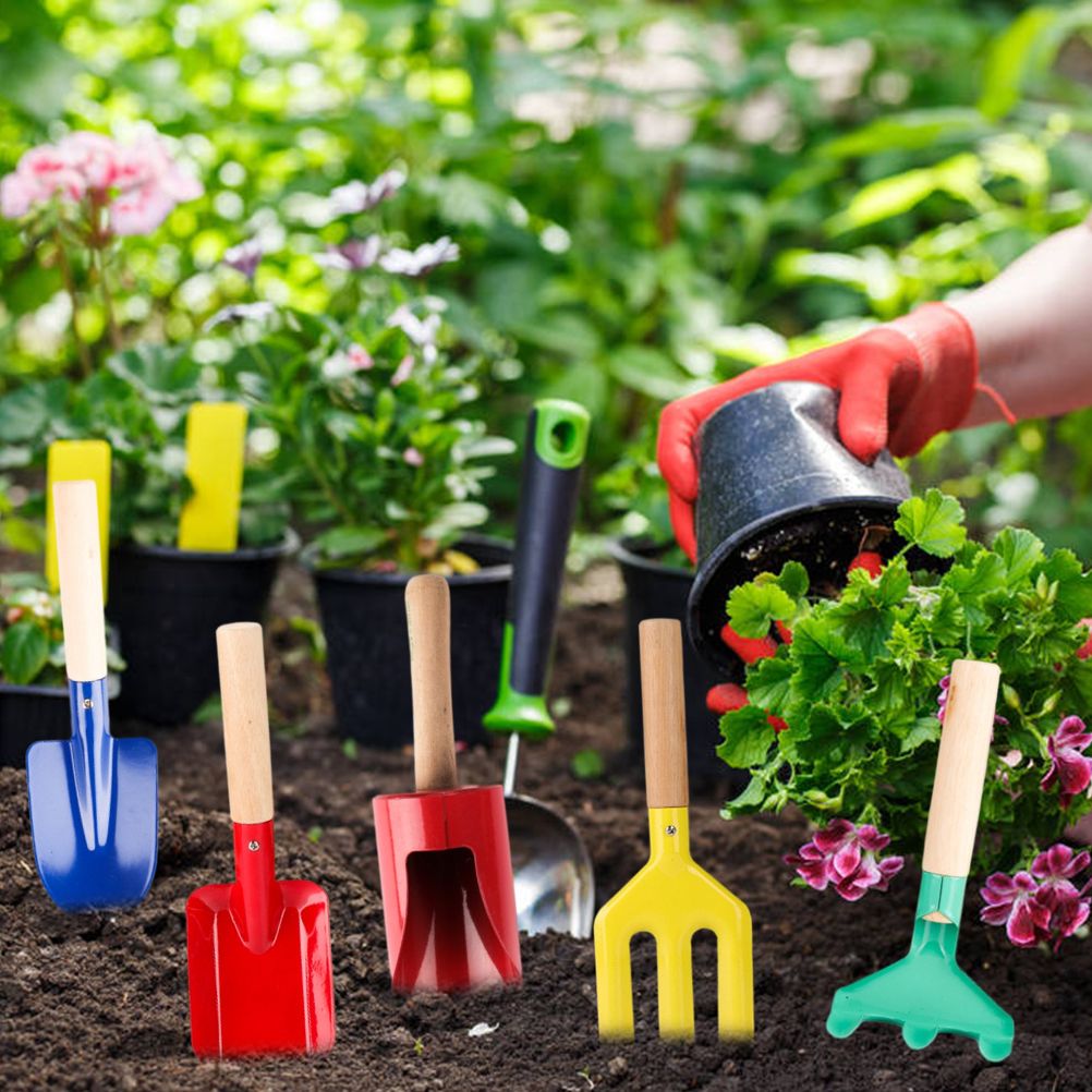 5 Pcs Kid Mini Gardening Tool Set Outdoor Plants DIY Tools Garden Planting view 7