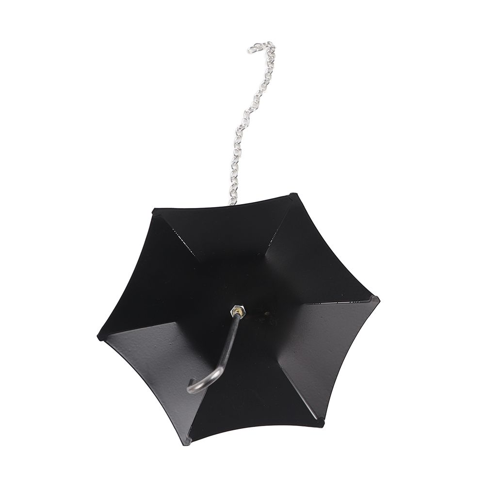 Cute Doll Design Metal Bird Feeder Hanging Bird Feeding Tool for Outdoor view 3