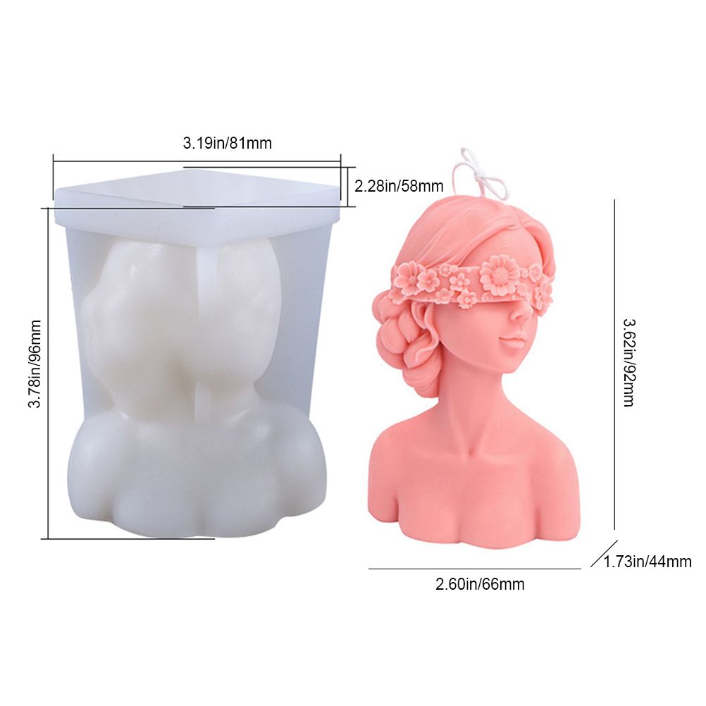 DIY Silicone Candle Mold 3D Silicone Casting Candle Mould Candle Making Mould view 2