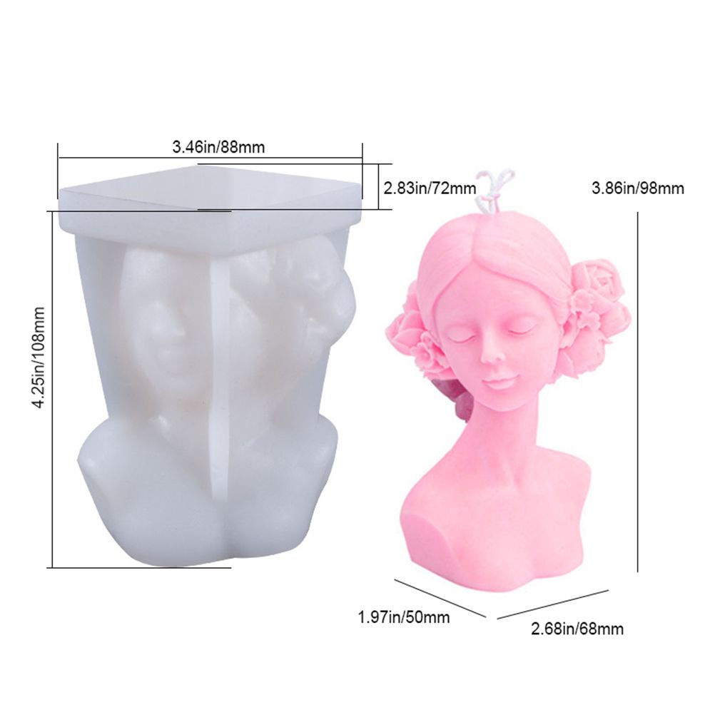 DIY Silicone Candle Mold 3D Silicone Casting Candle Mould Candle Making Mould view 7