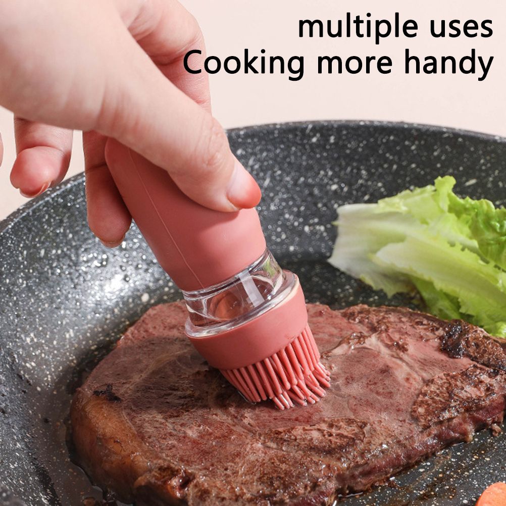 Oil Bottle with Silicone Brush Oil Dispenser Silicone Dropper Measuring Oil view 11