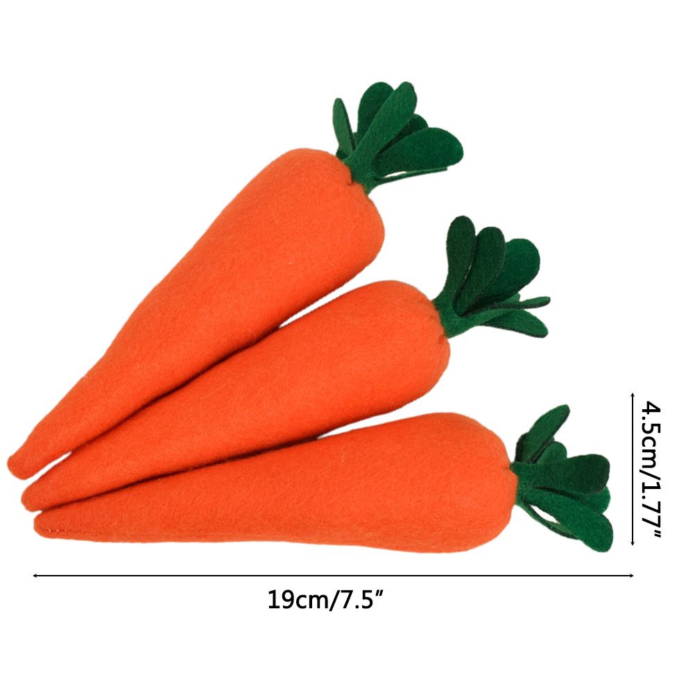Easter Carrot Ornaments Simulation Carrot Decoration Artificial Carrot Decors view 2