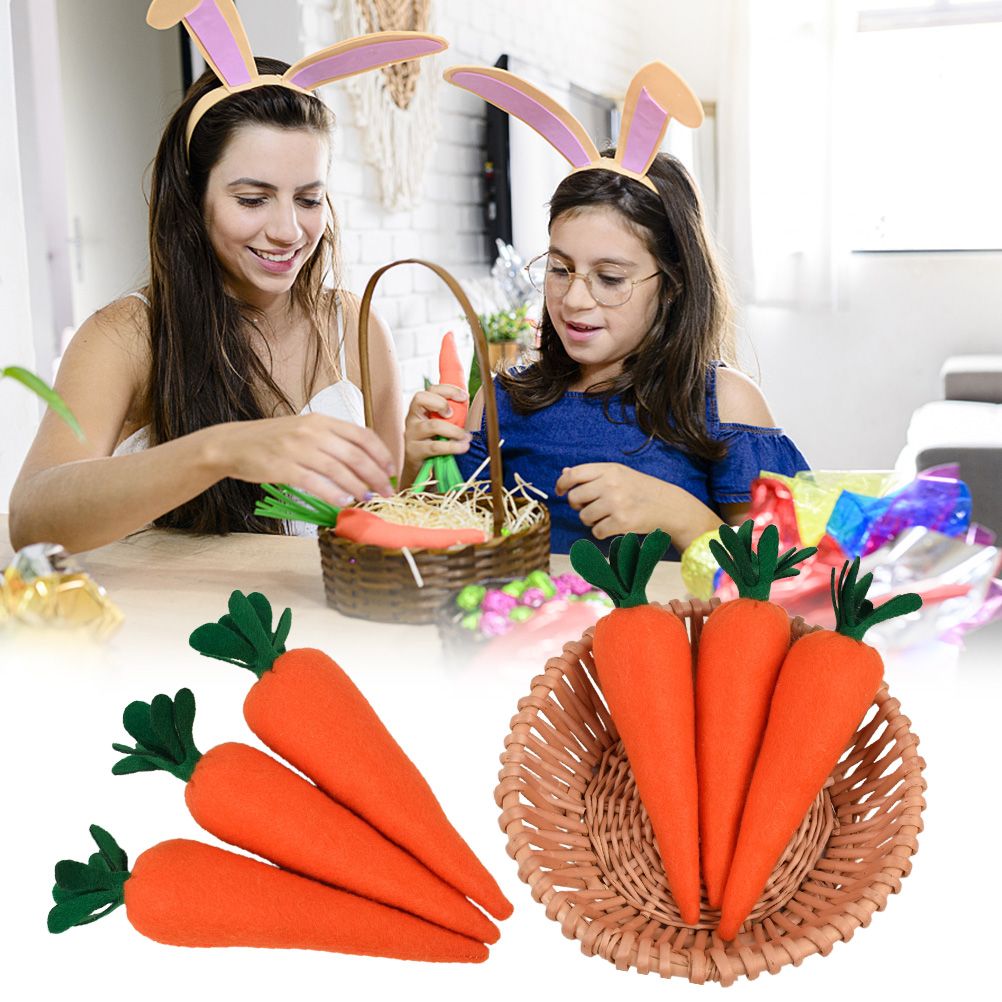 Easter Carrot Ornaments Simulation Carrot Decoration Artificial Carrot Decors view 8