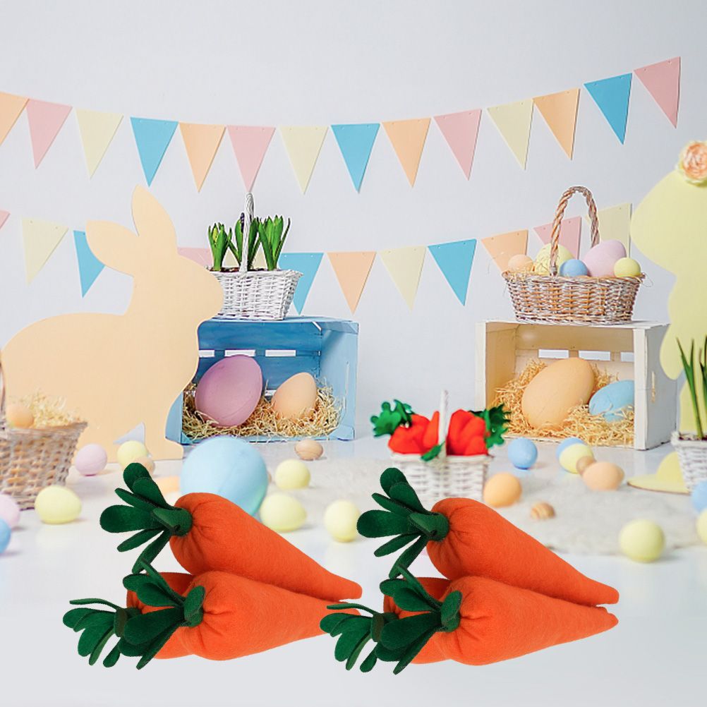 Easter Carrot Ornaments Simulation Carrot Decoration Artificial Carrot Decors view 9