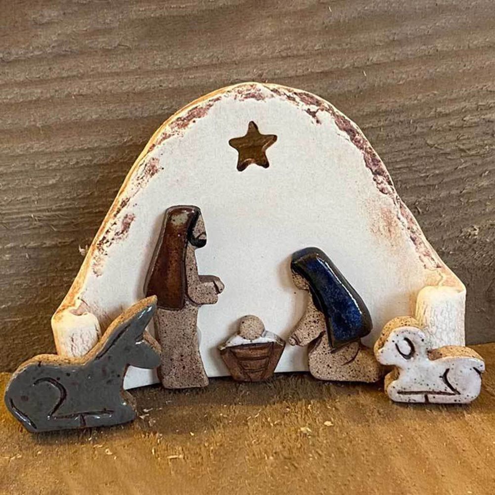 Christian Nativity Resin Ornaments Decorations Nativity Scene Handicraft view 9