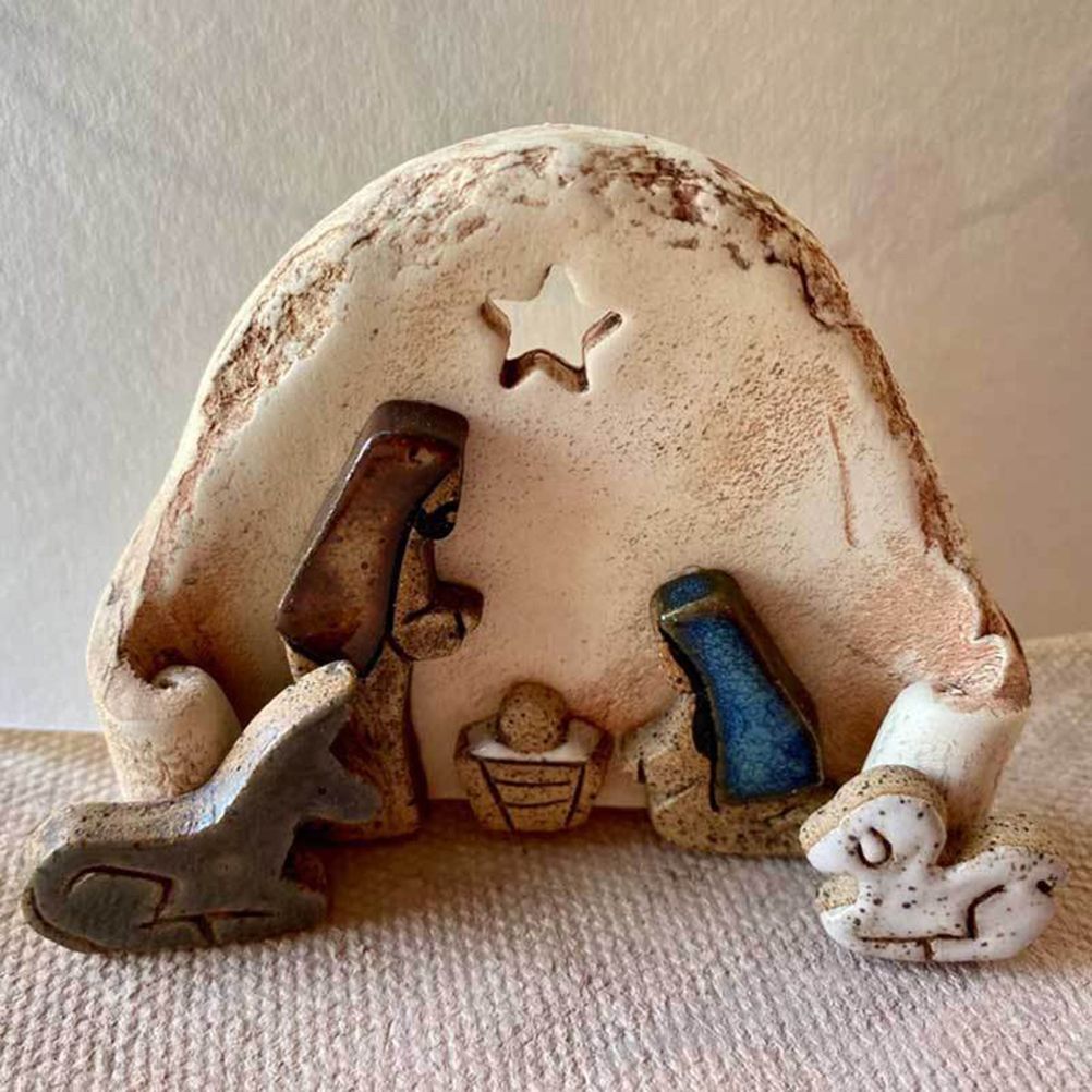 Christian Nativity Resin Ornaments Decorations Nativity Scene Handicraft view 10