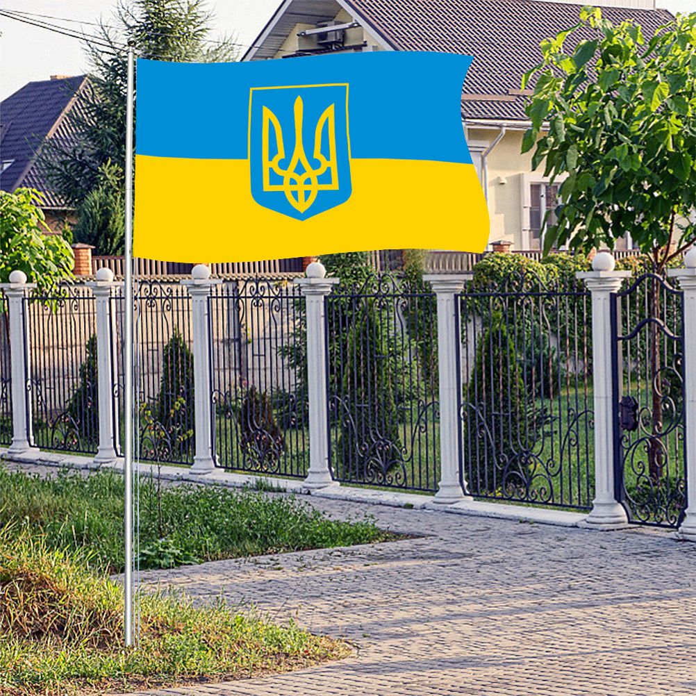 Ukraine National Flag 90x150cm Blue Yellow Ukraine Flying Flag for Courtyard view 5