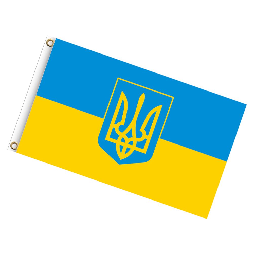 Ukraine National Flag 90x150cm Blue Yellow Ukraine Flying Flag for Courtyard view 8