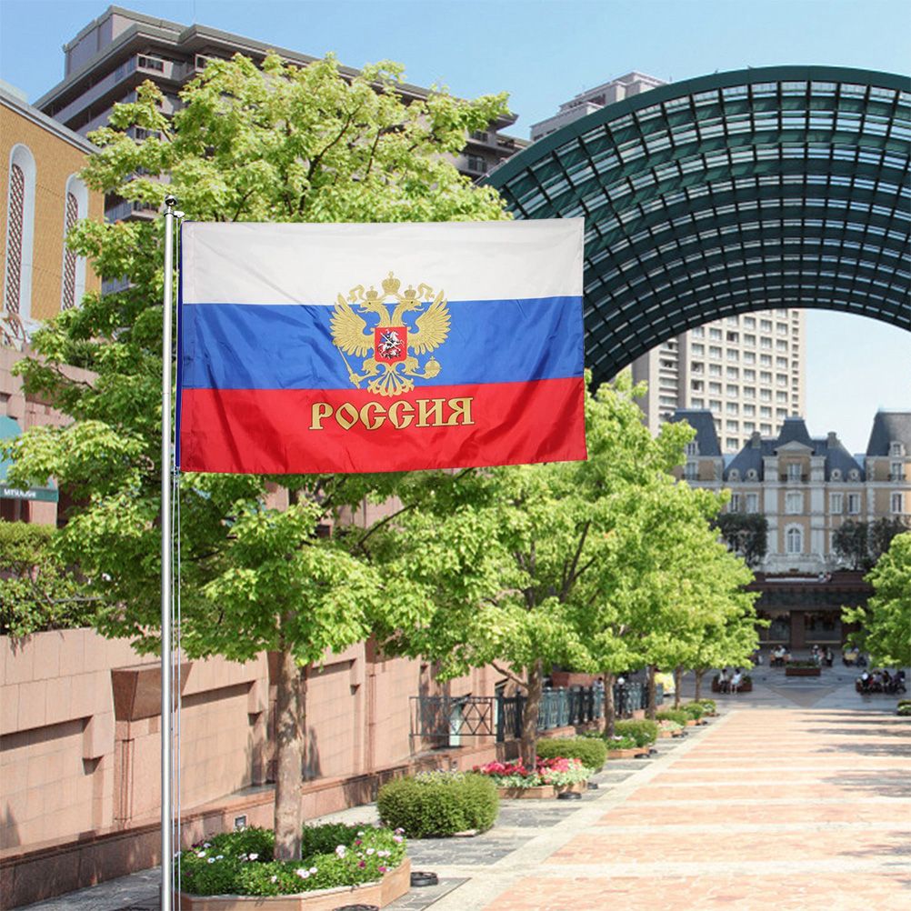 90*150cm Russia National Flag Polyester Flag Banner for Office Activity view 7