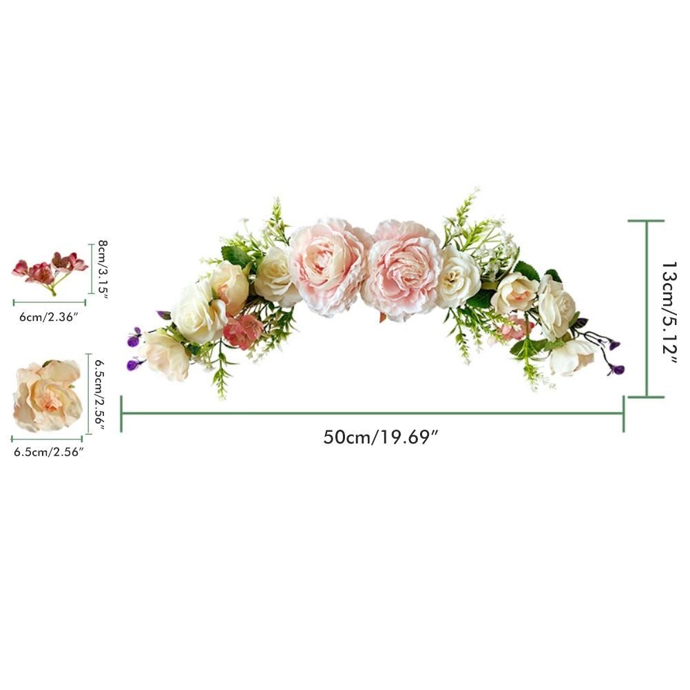 Artificial Peony Flower Swag Wedding Arch Flowers Artificial Floral Swag view 2