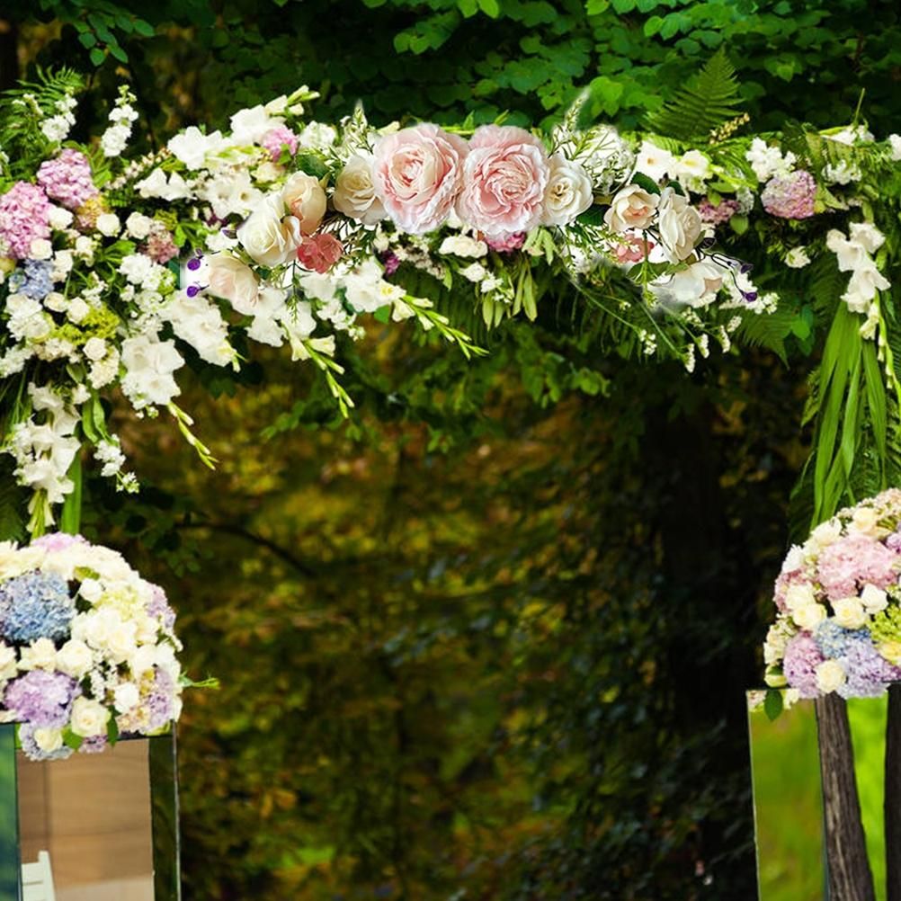 Artificial Peony Flower Swag Wedding Arch Flowers Artificial Floral Swag view 7