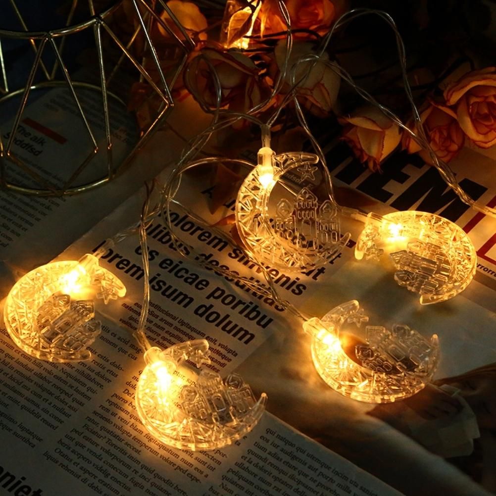 Eid LED Star Moon Light String Mubarak Ramadan Decoration for Home Ramadan view 6