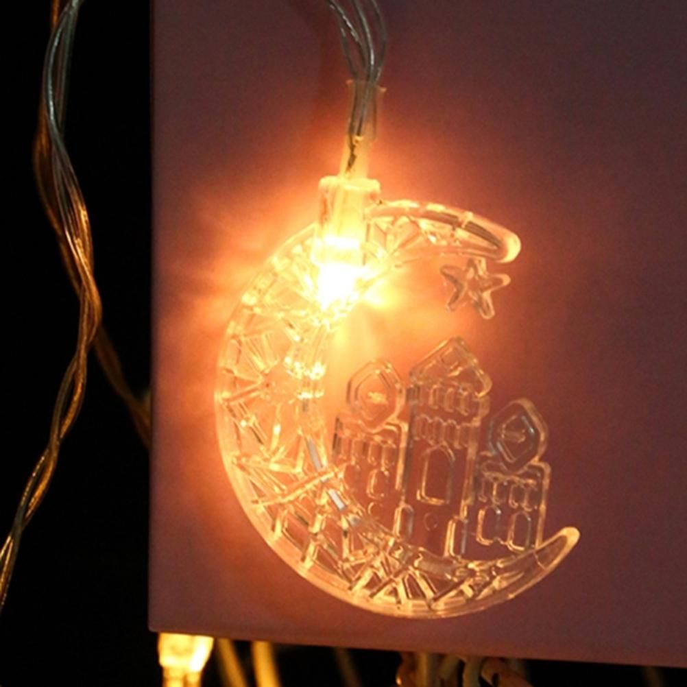 Eid LED Star Moon Light String Mubarak Ramadan Decoration for Home Ramadan view 7