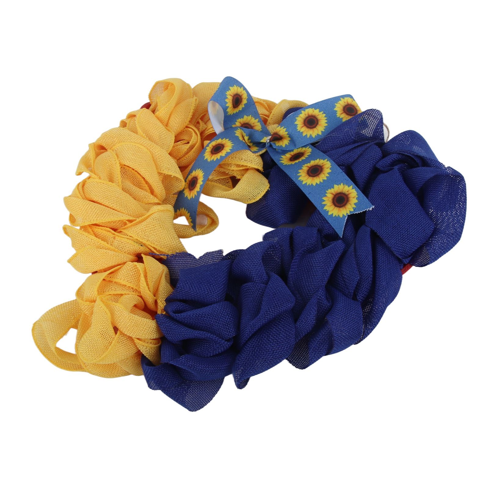 Ukraine Flag Sunflower Front Door Wreath Spring Decor Farmhouse Cottage view 3