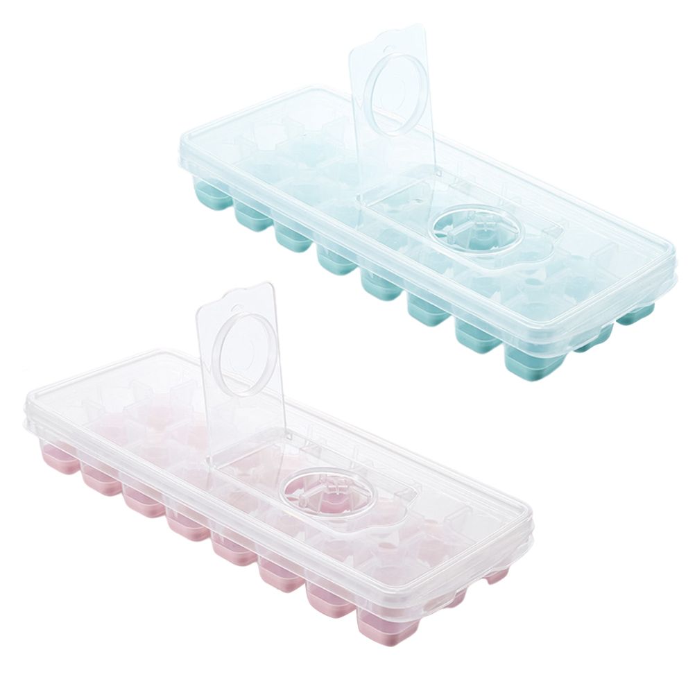 24 Grid Ice Cube Tray with Lid Covered Ice Cube Trays No Spill Ice Cube Cube view 11