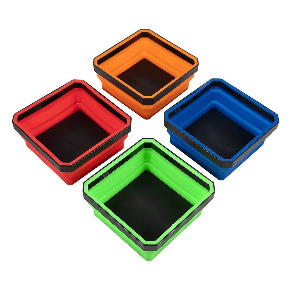 Collapsible Magnetic Parts Tray Tool Tray for Screw Nuts Washers Pins Other view 3