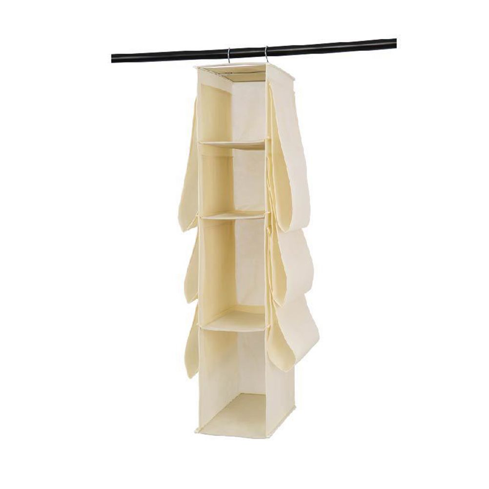 Hanging Purse Handbag Organizer Wardrobe Closet Dust Proof Shelf Rack Bag with view 3