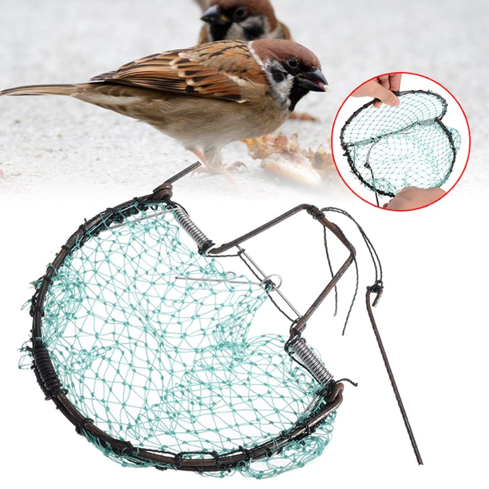 Catching Bird Net Pest Control Humane Live Trap Mesh for Sparrows Pigeons view 4