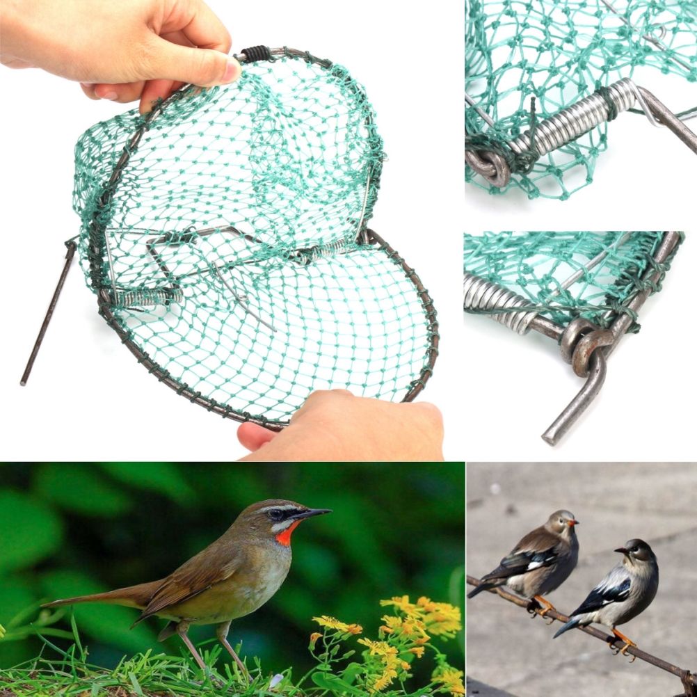 Catching Bird Net Pest Control Humane Live Trap Mesh for Sparrows Pigeons view 5