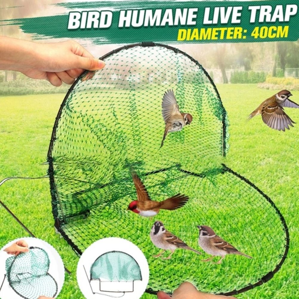 Catching Bird Net Pest Control Humane Live Trap Mesh for Sparrows Pigeons view 8