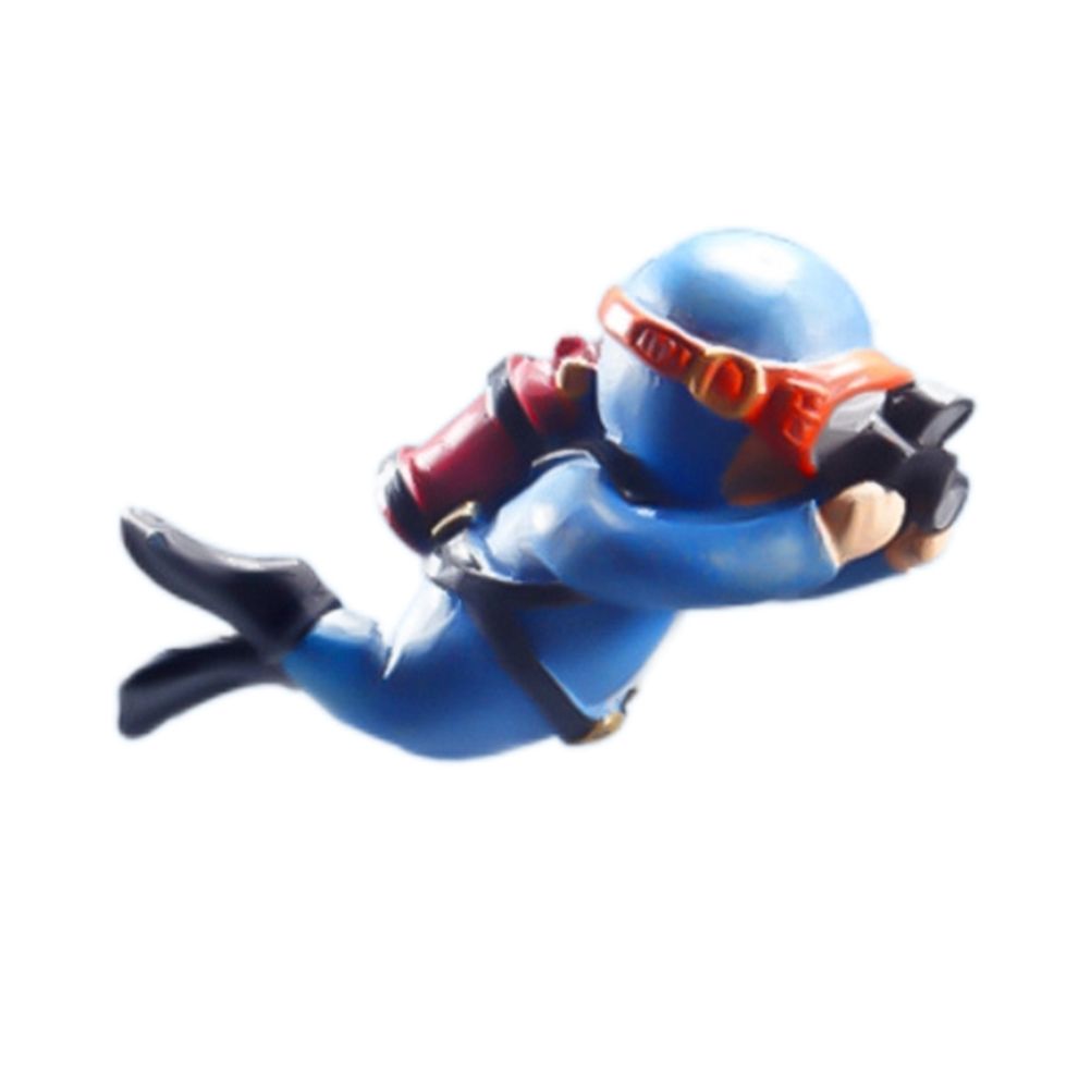 Aquarium Miniature Decoration Diver Figure Fish Tank Decoration Landscape