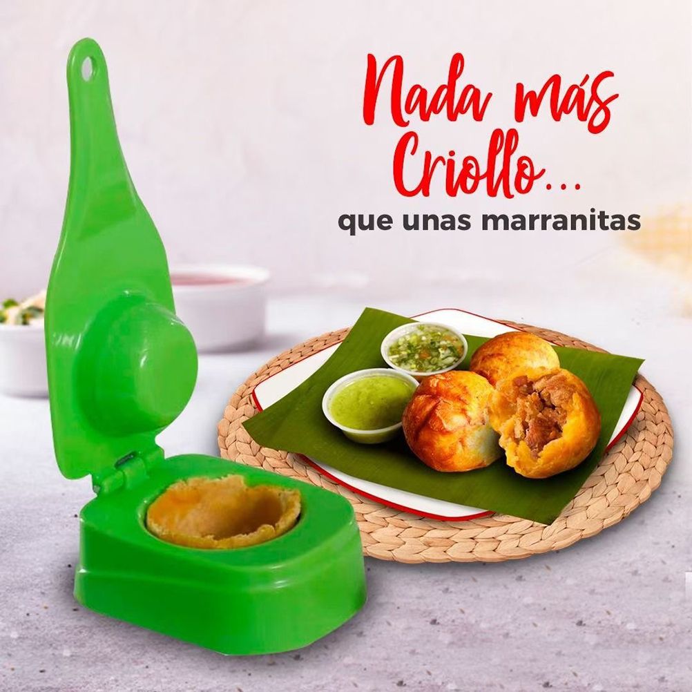 Banana Patacones Mould Plastic Kitchen Tostones Meatball Maker Mould Keuken view 5