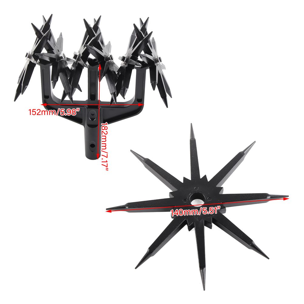 Rotary Cultivator Tool Garden Handheld Tiller Cultivator Cordless Tiller for view 2