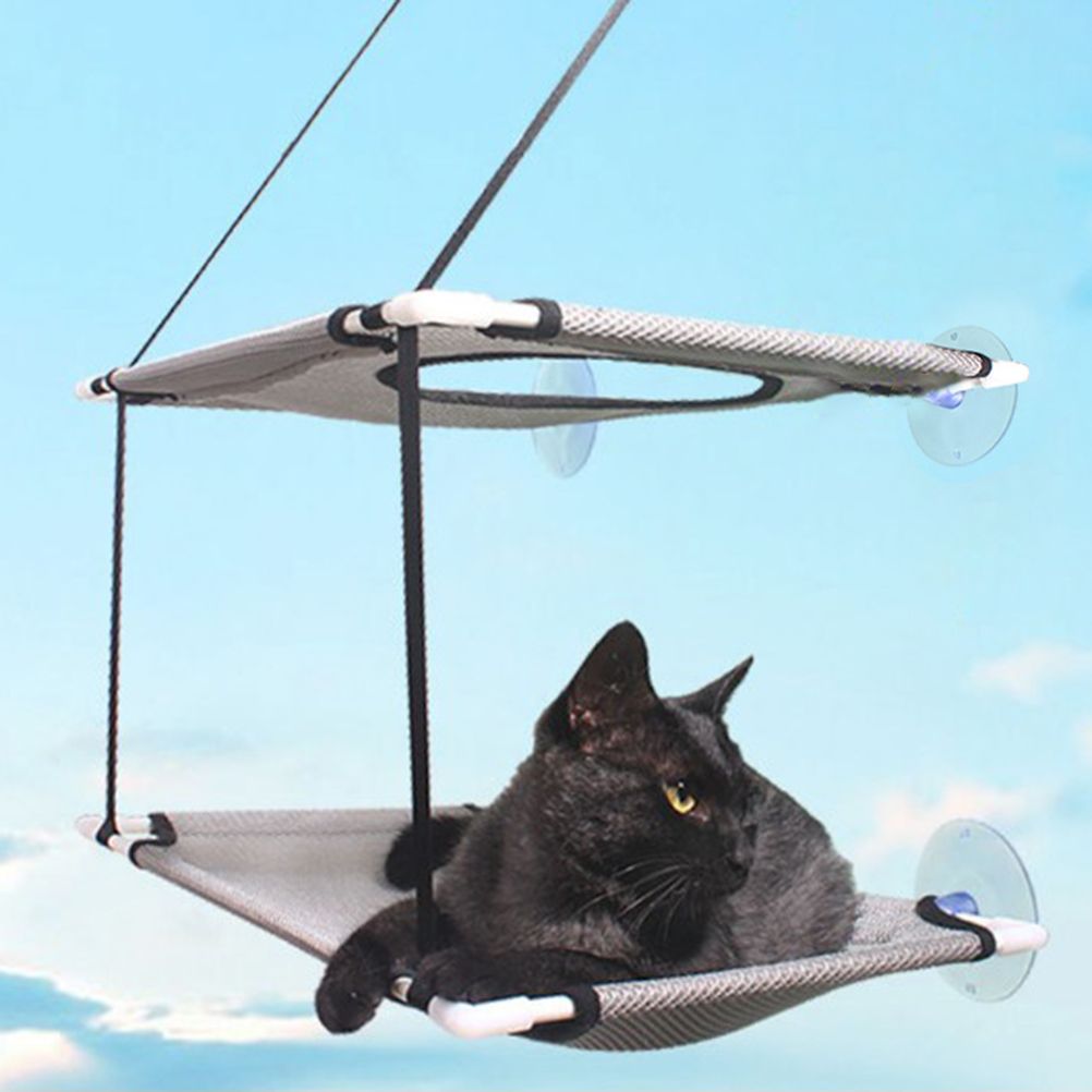 Double Layer Cat Window Hammock Cat Window Perch Strong Suction Cups Cat view 13