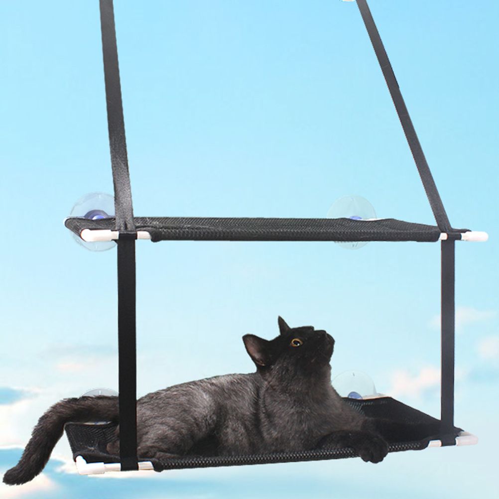 Double Layer Cat Window Hammock Cat Window Perch Strong Suction Cups Cat view 14