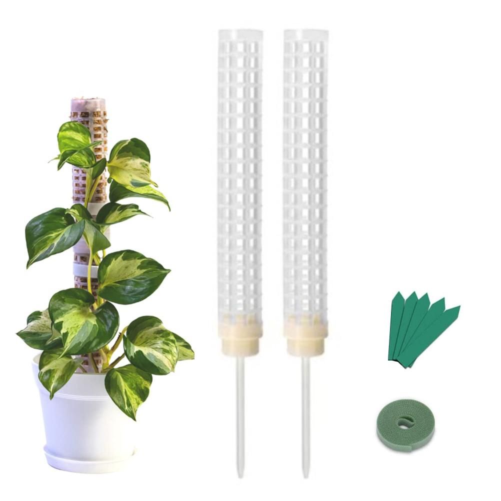 Moss Pole 25cm Plastics Coir Moss Totem Pole Stick for Plant Stakes and