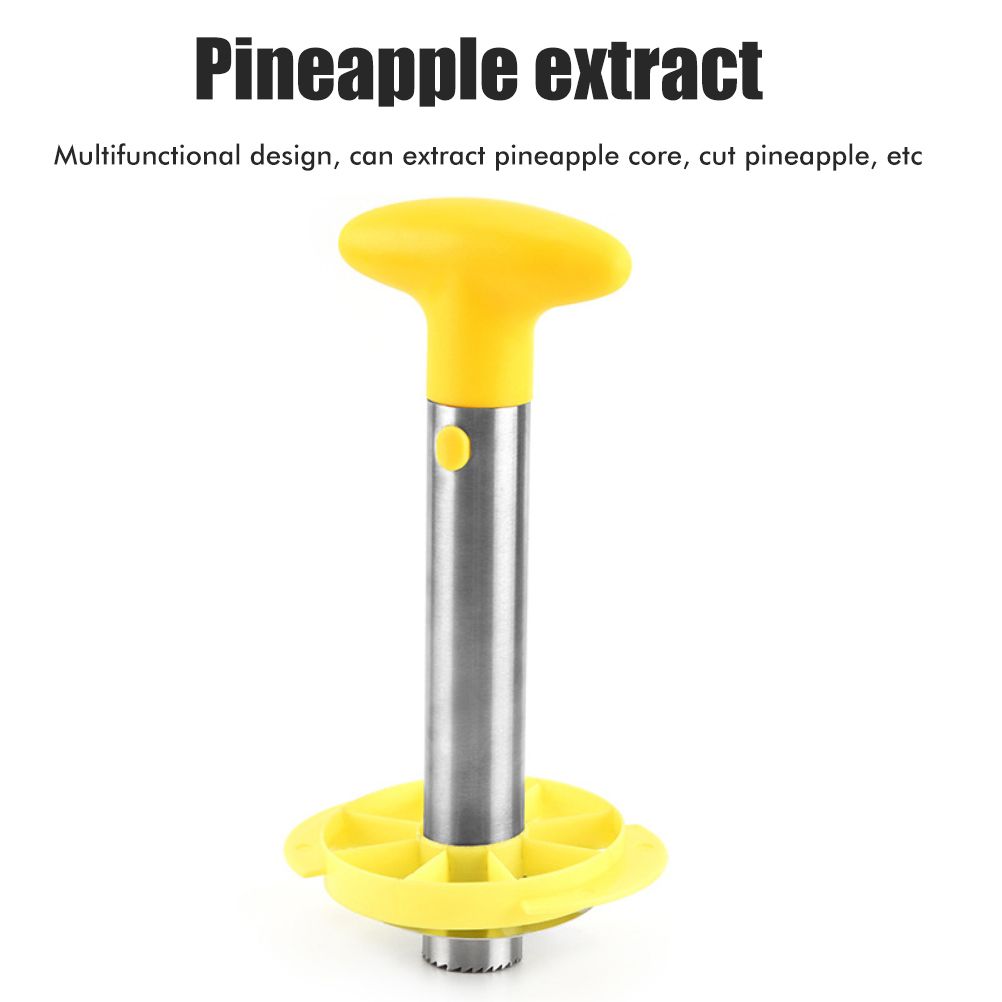 Kitchen Pineapple Corer and Slicing Tool Stainless Steel Pineapple Cutter with view 4