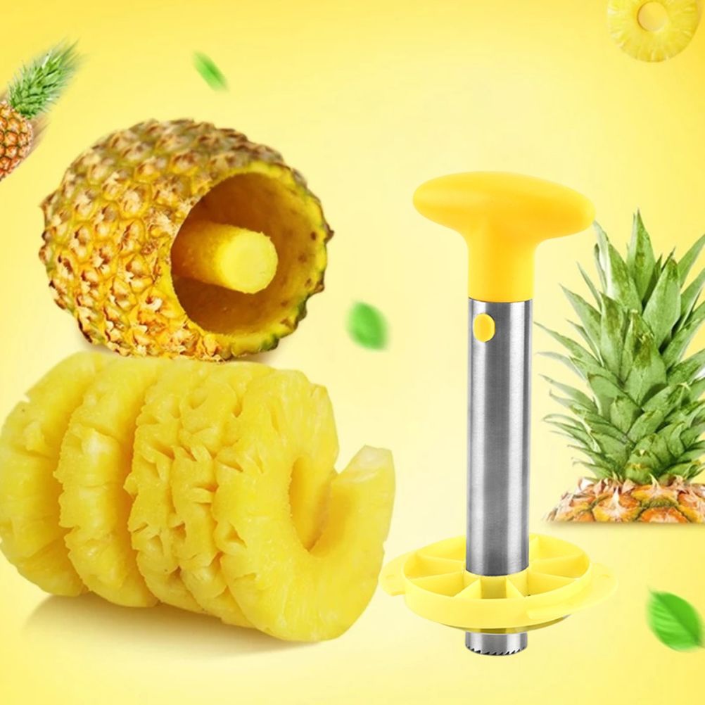 Kitchen Pineapple Corer and Slicing Tool Stainless Steel Pineapple Cutter with view 9
