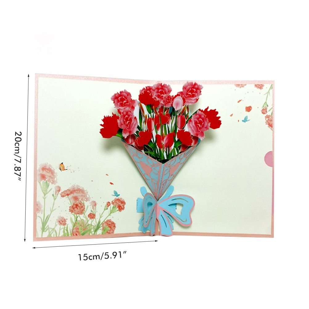 Happy Mother's Day 3D Up Card Spring Gardening Flower Theme Gift for Mom Wife view 2