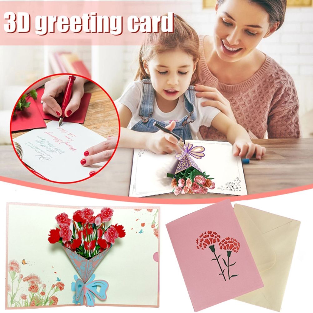 Happy Mother's Day 3D Up Card Spring Gardening Flower Theme Gift for Mom Wife view 8