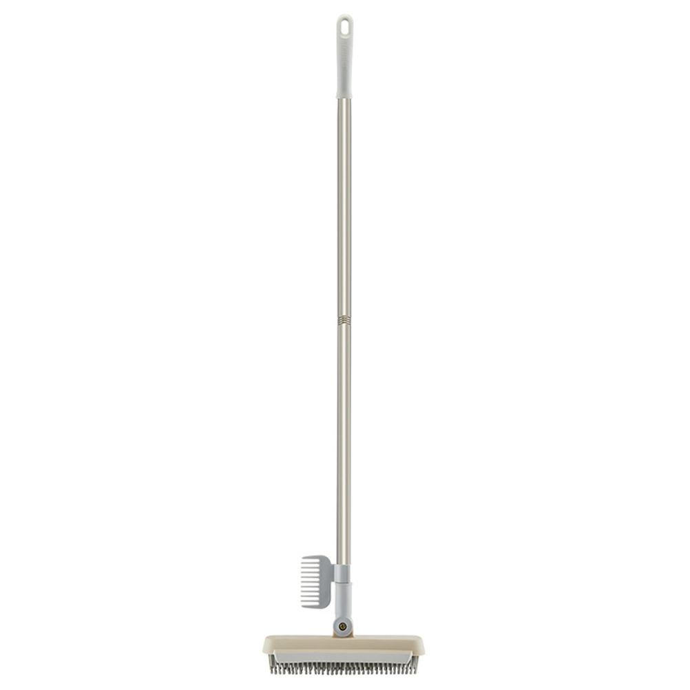 2 in 1 Floor Brush Scrub Brush Cleaning Brush with Adjustable Long Handle