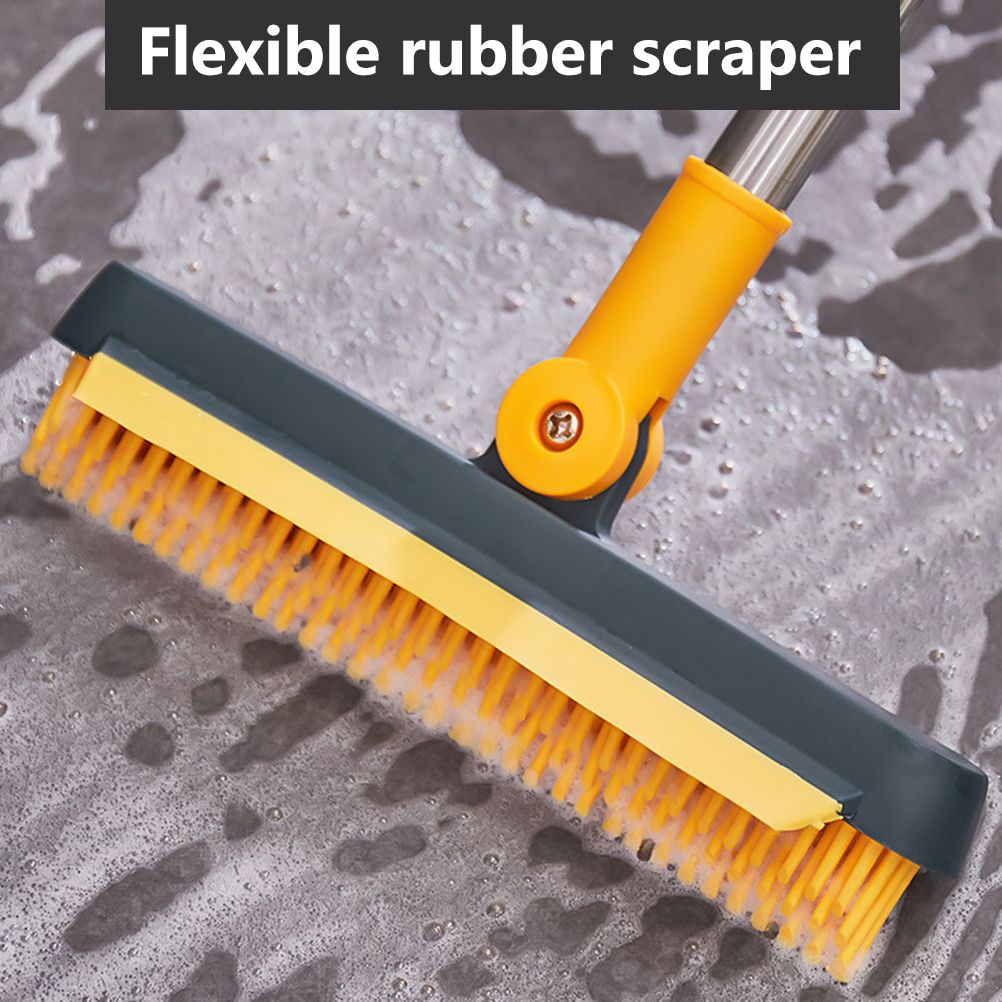 2 in 1 Floor Brush Scrub Brush Cleaning Brush with Adjustable Long Handle view 9